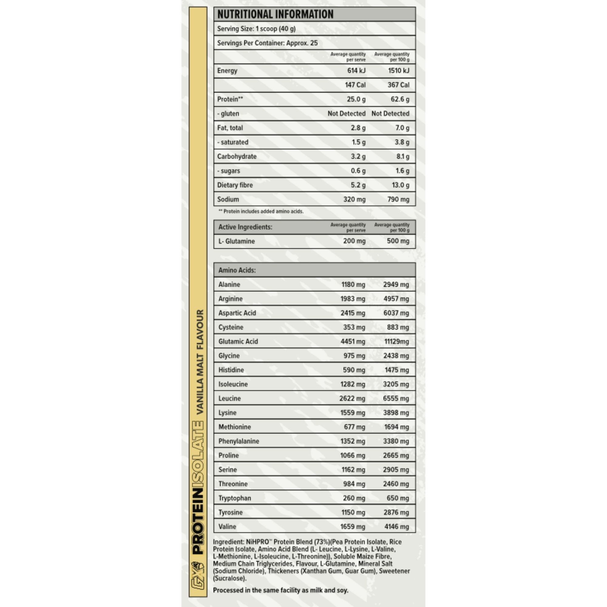 NihPRO Protein Isolate by Gorilla Labs