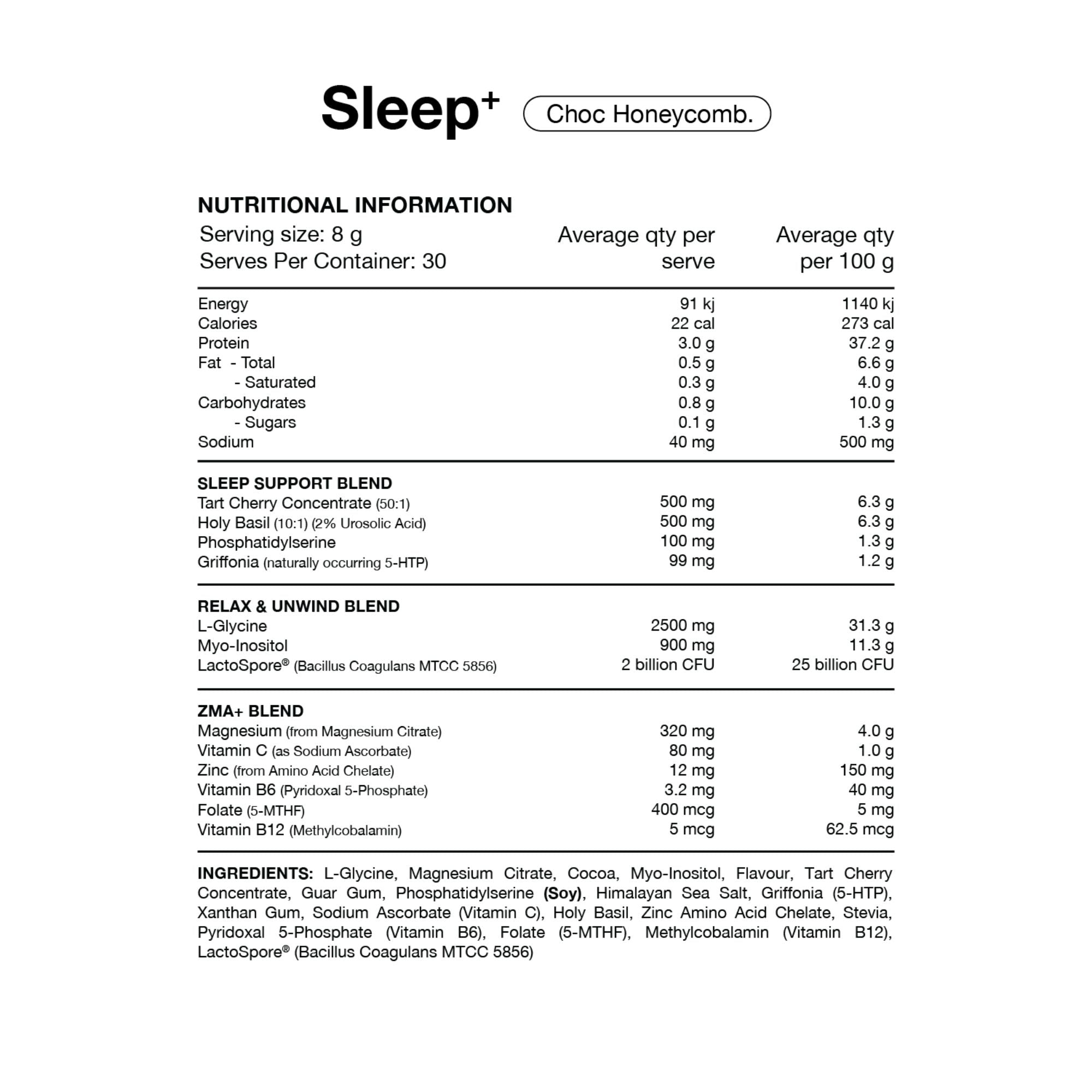 Sleep + Sachets by Switch Nutrition