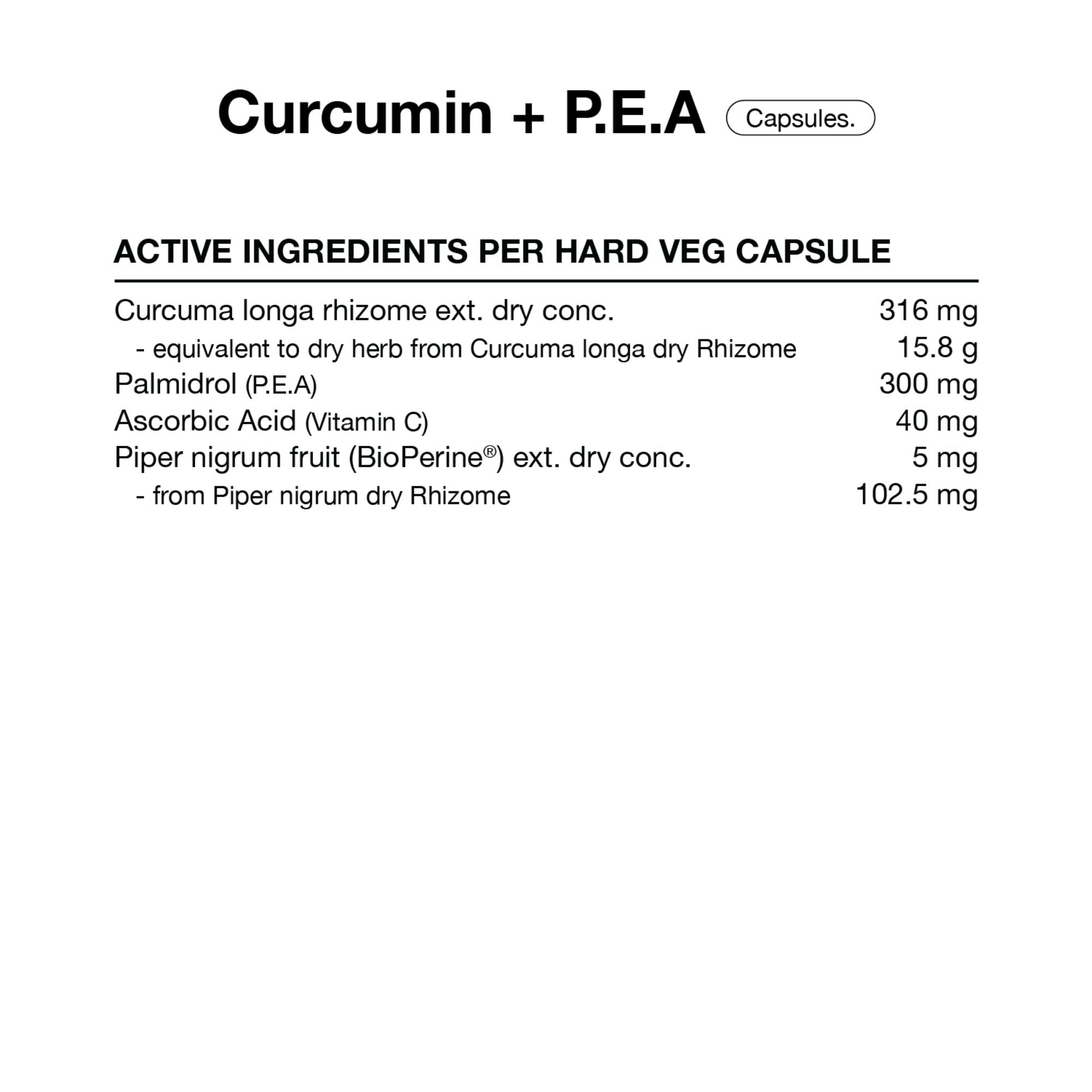 Pain Relief (Curcumine+PEA) Capsules by Switch Nutrition