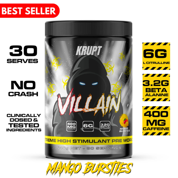 Villain Pre Workout by Krupt