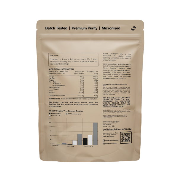 Purest Creatine by Switch Nutrition