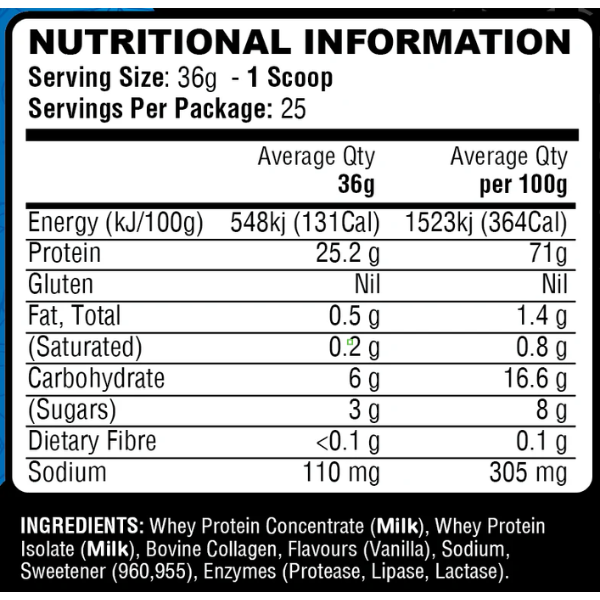 Villain Daily Whey Protein by Krupt