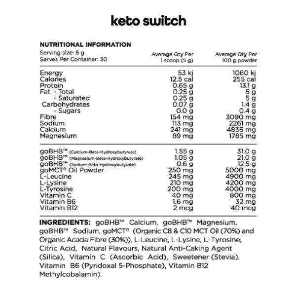 Keto Switch by Switch Nutrition