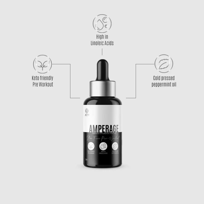 Amperage by ATP Science - Non-stim pre-workout oil with peppermint oil and linoleic acids
popular