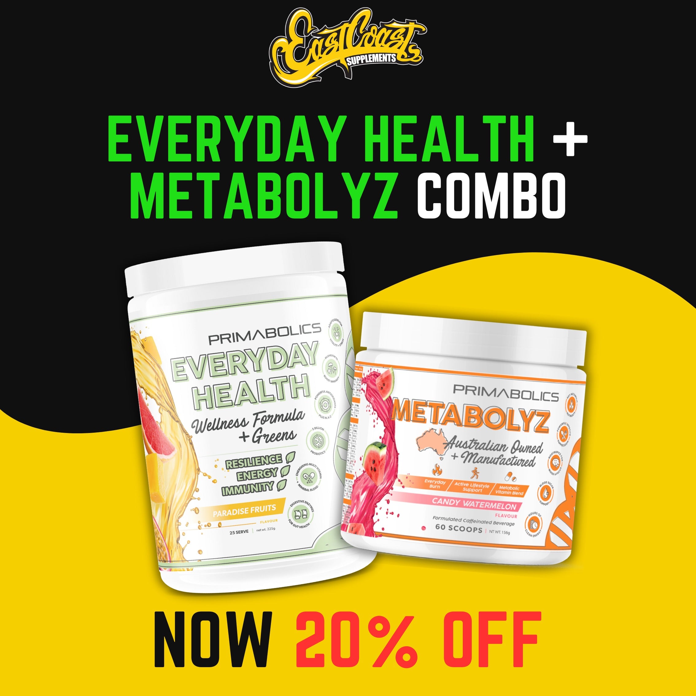 Metabolyz + Everyday Health Combo by Primabolics