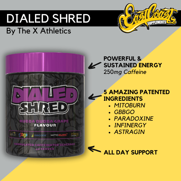 The X Athletics Dialed Shred Fat Burner