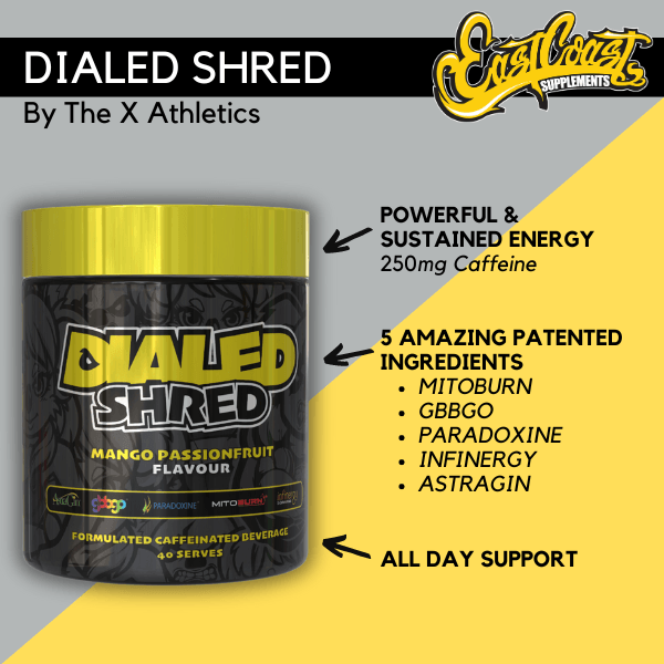 The X Athletics Dialed Shred Fat Burner