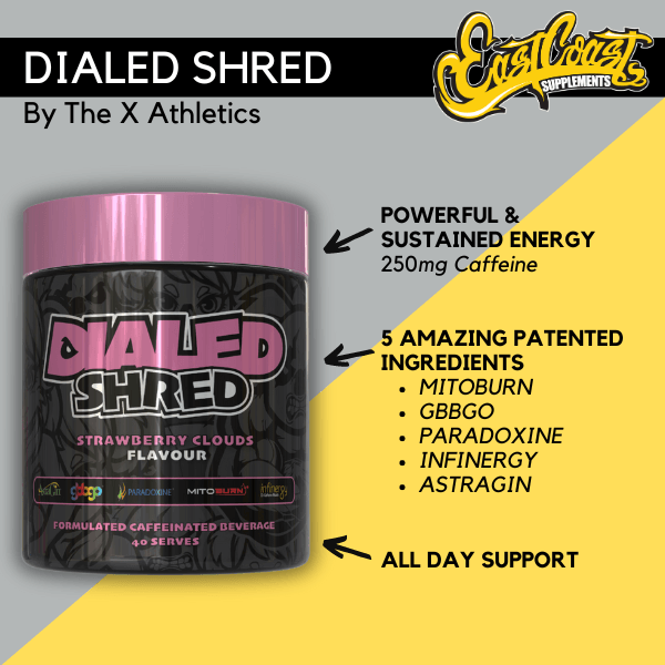 The X Athletics Dialed Shred Fat Burner