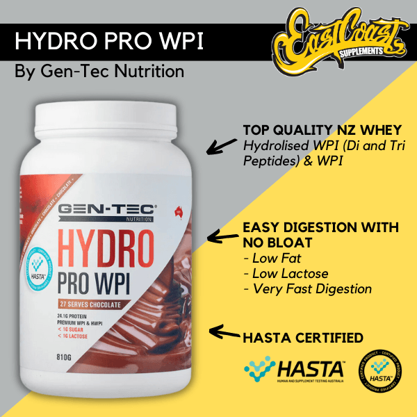 Hydro Pro WPI by Gen-Tec Nutrition HASTA Certified