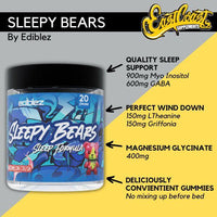Sleepy Bears - Sleep Support Gummies by Ediblez