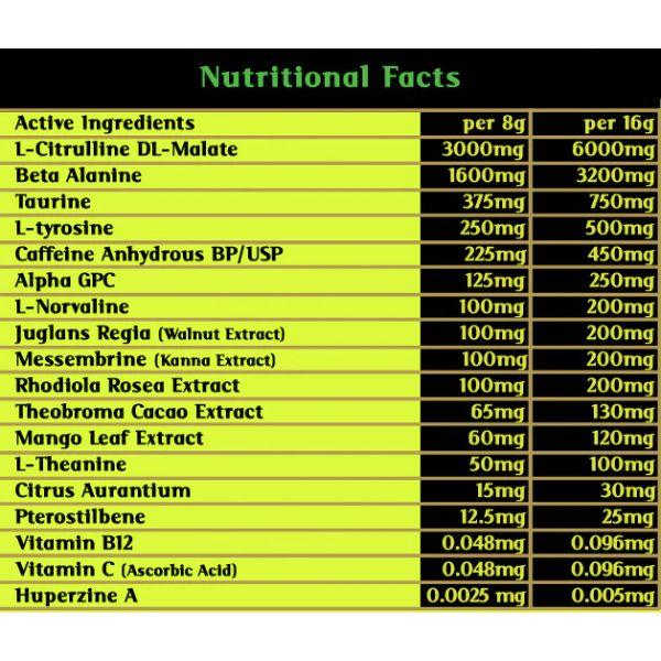 13 Lives CyberPunk Preworkout