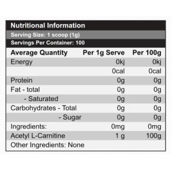 Red Dragon Acetyl L-Carnitine – Premium Carnitine Supplement for Active Lifestyles
