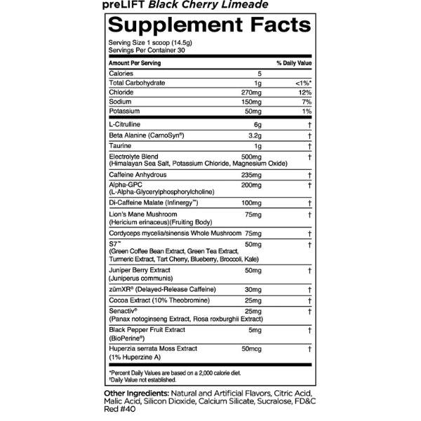 R1 PreLIFT Pre-Workout Supplement | Rule 1 Nutrition
