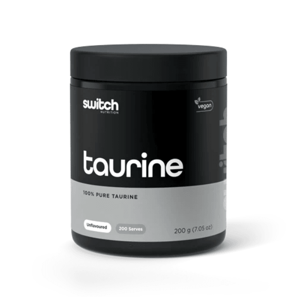Switch Nutrition 100% Pure Taurine - Unflavoured, Vegan-Friendly Supplement