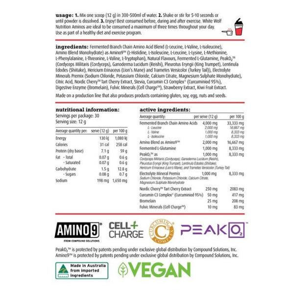 White Wolf Nutrition Vegan Essential Aminos