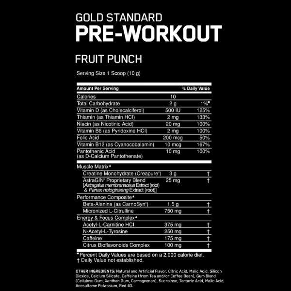 Optimum Nutrition Gold Standard Pre-Workout – Energy, Focus, & Endurance Formula