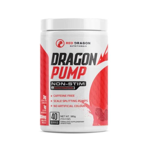 Dragon Pump Non-Stim Pre-Workout by Red Dragon Nutritionals – Caffeine-Free, TGA-Compliant Formula | East Coast Supplements