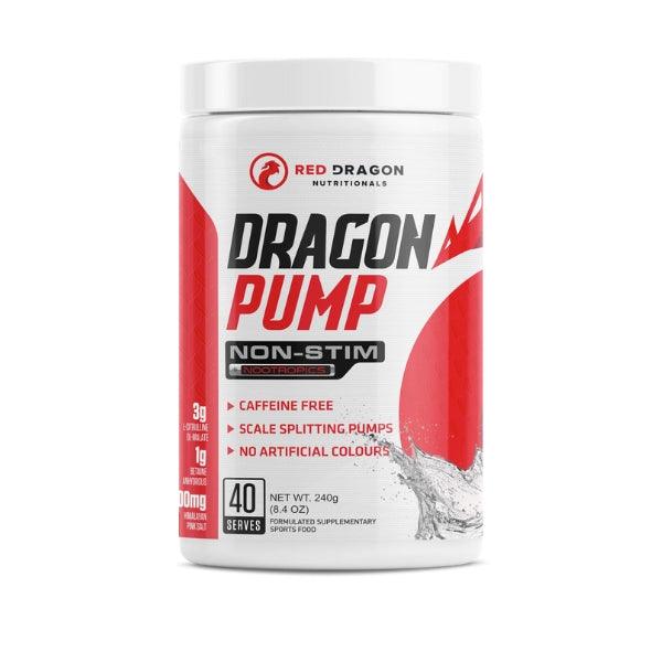 Dragon Pump Non-Stim Pre-Workout by Red Dragon Nutritionals – Caffeine-Free, TGA-Compliant Formula | East Coast Supplements
