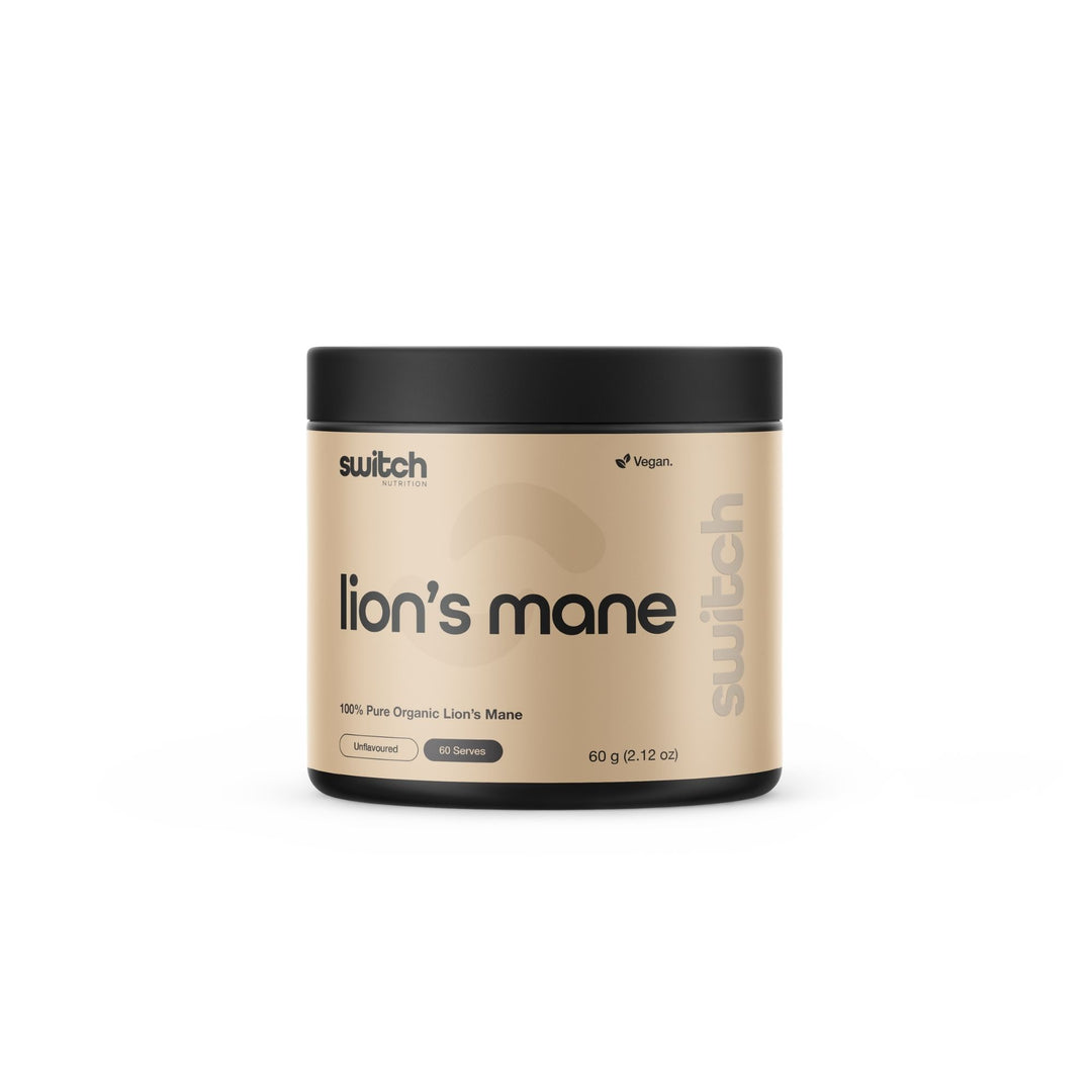 Lions Mane Mushroom Powder 60g by Switch Nutrition