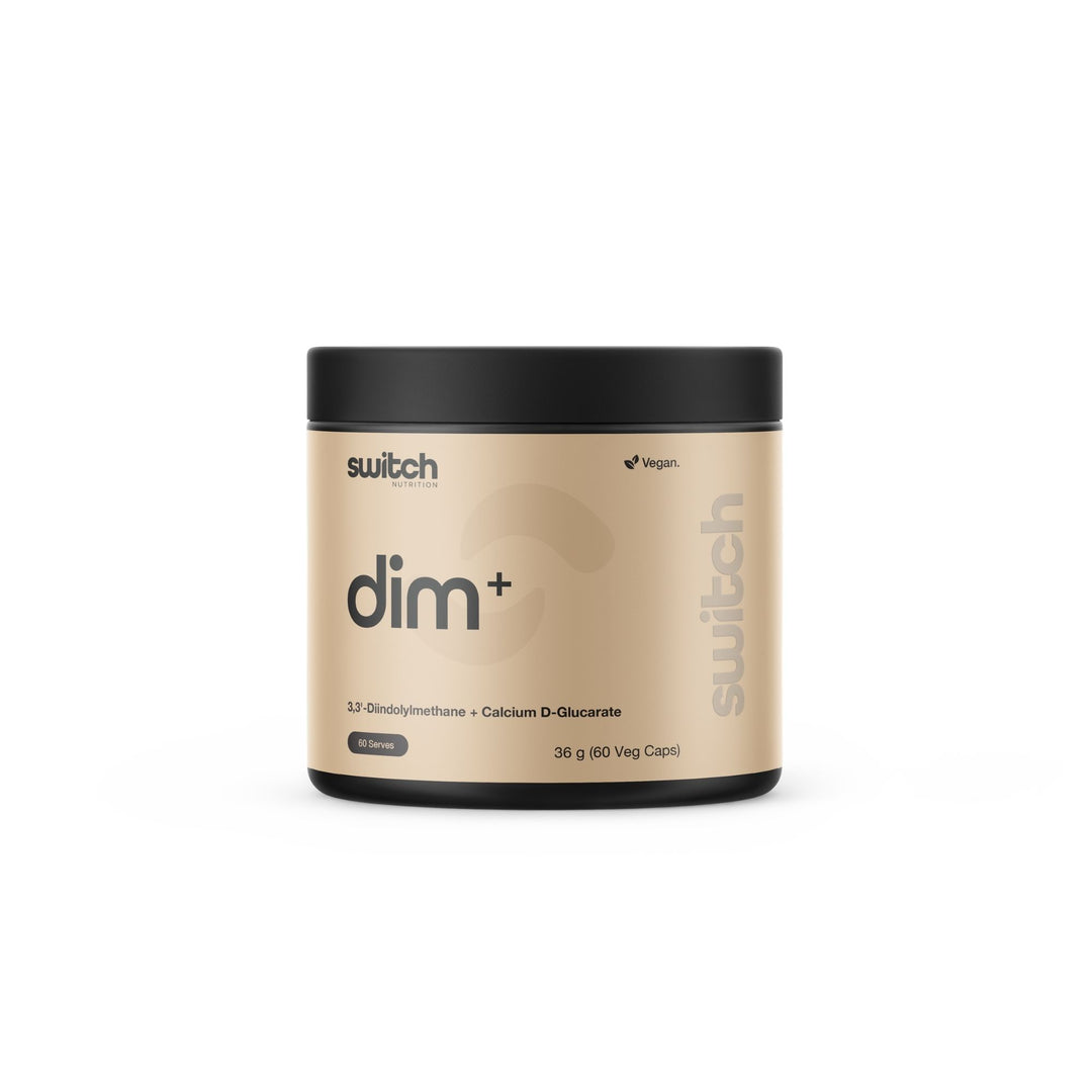 DIM+ (Diindolymethane + Calcium D-Glucarate) Capsules by Switch Nutrition
