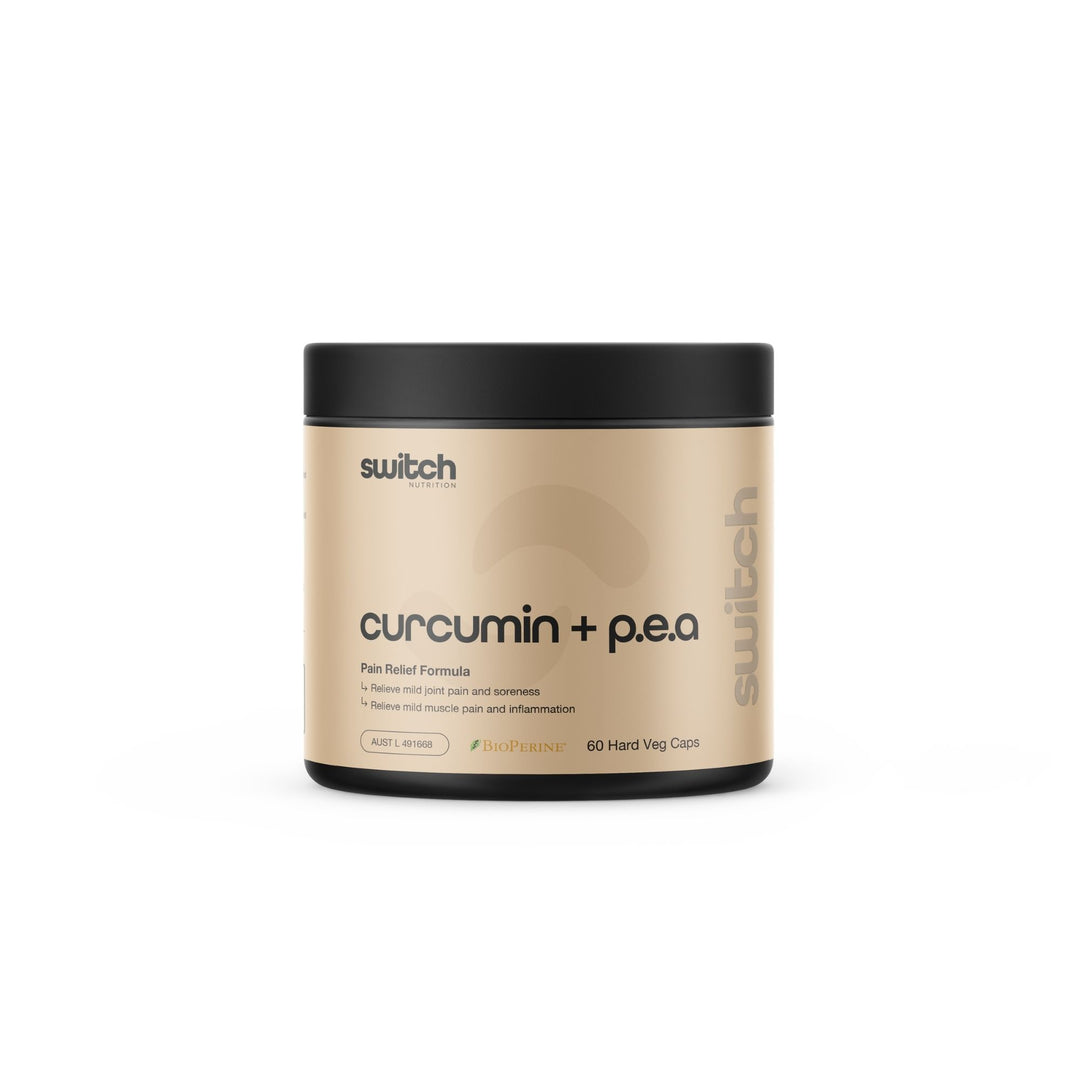 Curcumine + PEA Capsules by Switch Nutrition