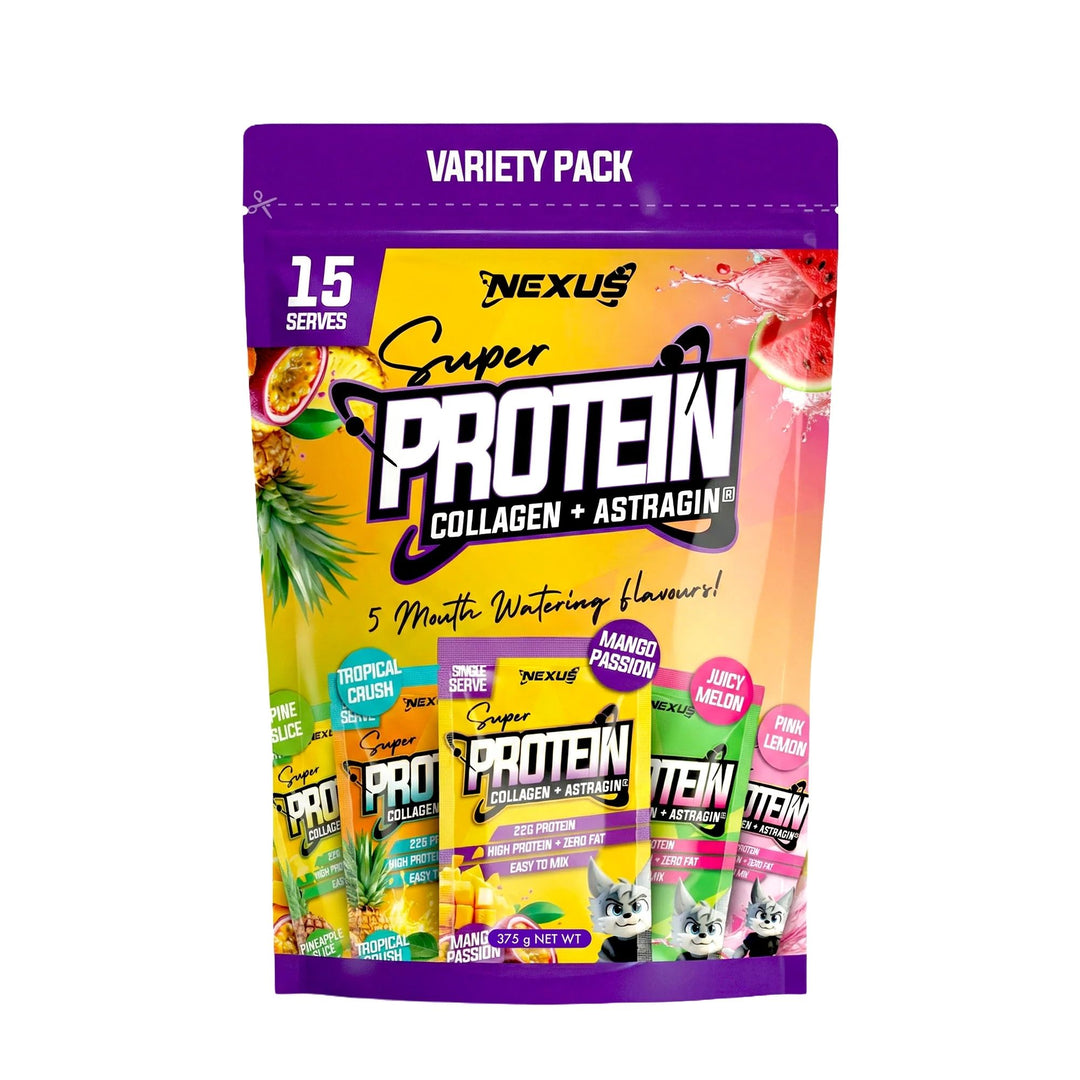 Super Protein Collagen Water Variety Pack (15 Serves)