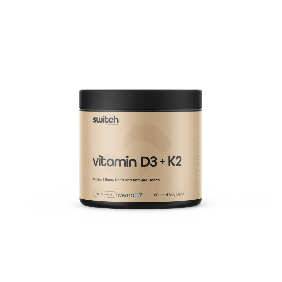 Vitamin D3 + K2 Capsules by Switch Nutrition