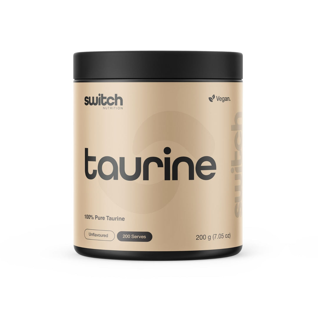 Switch Nutrition 100% Pure Taurine Powder - Unflavoured, Vegan