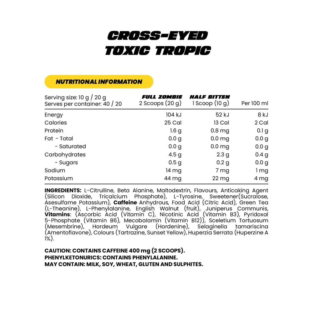 Cross-Eyed Pre Workout