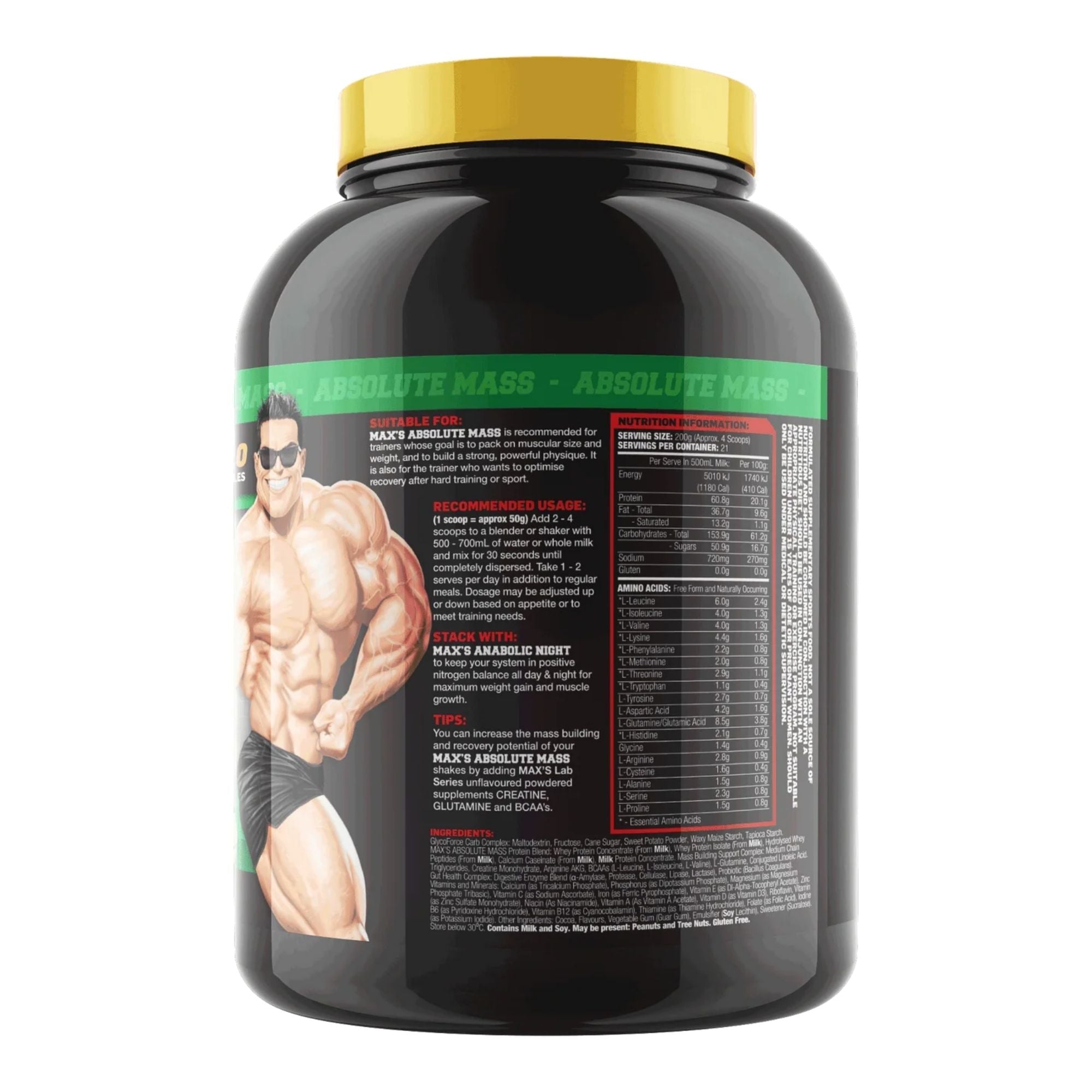 Max's Absolute Mass