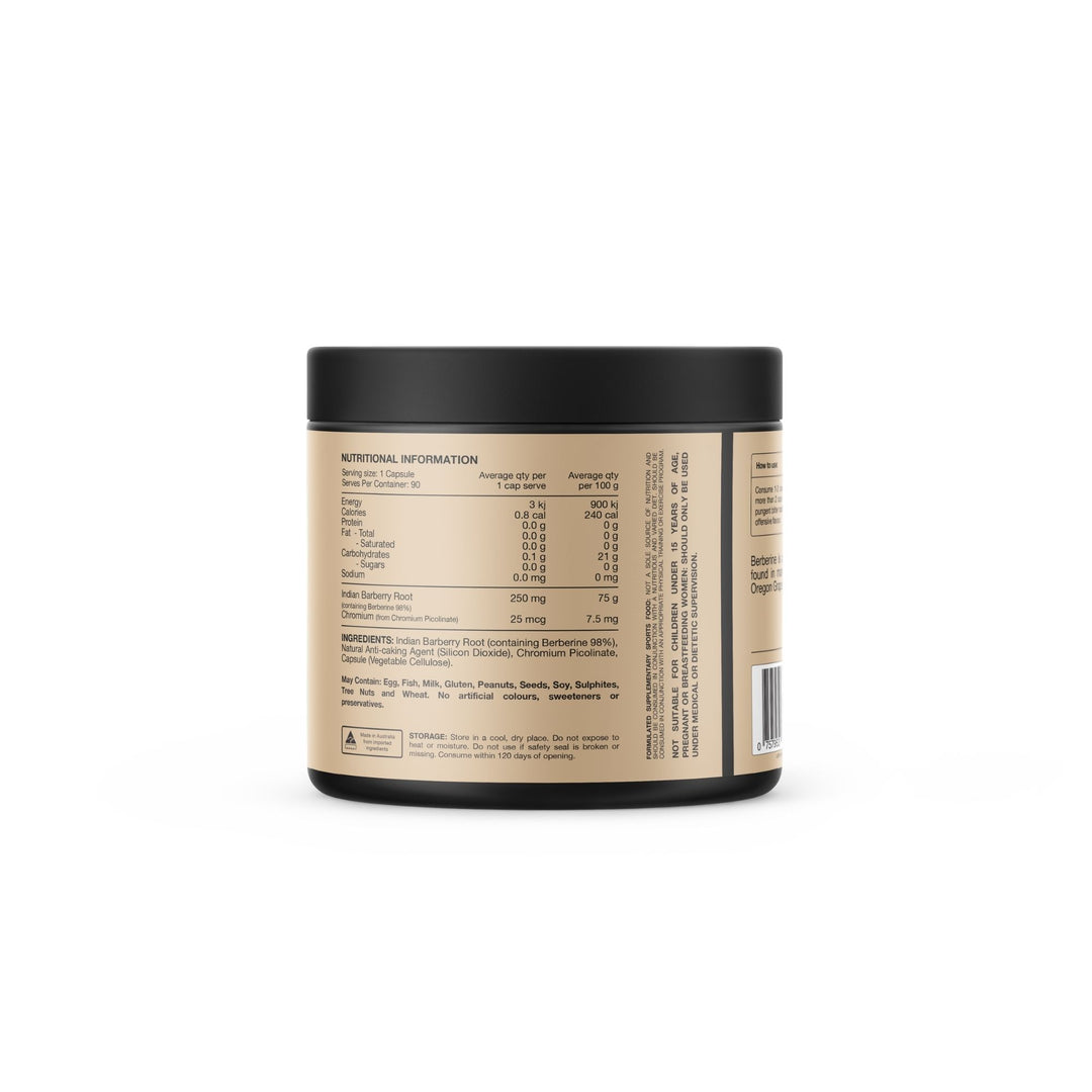 Berberine+ Capsules by Switch Nutrition