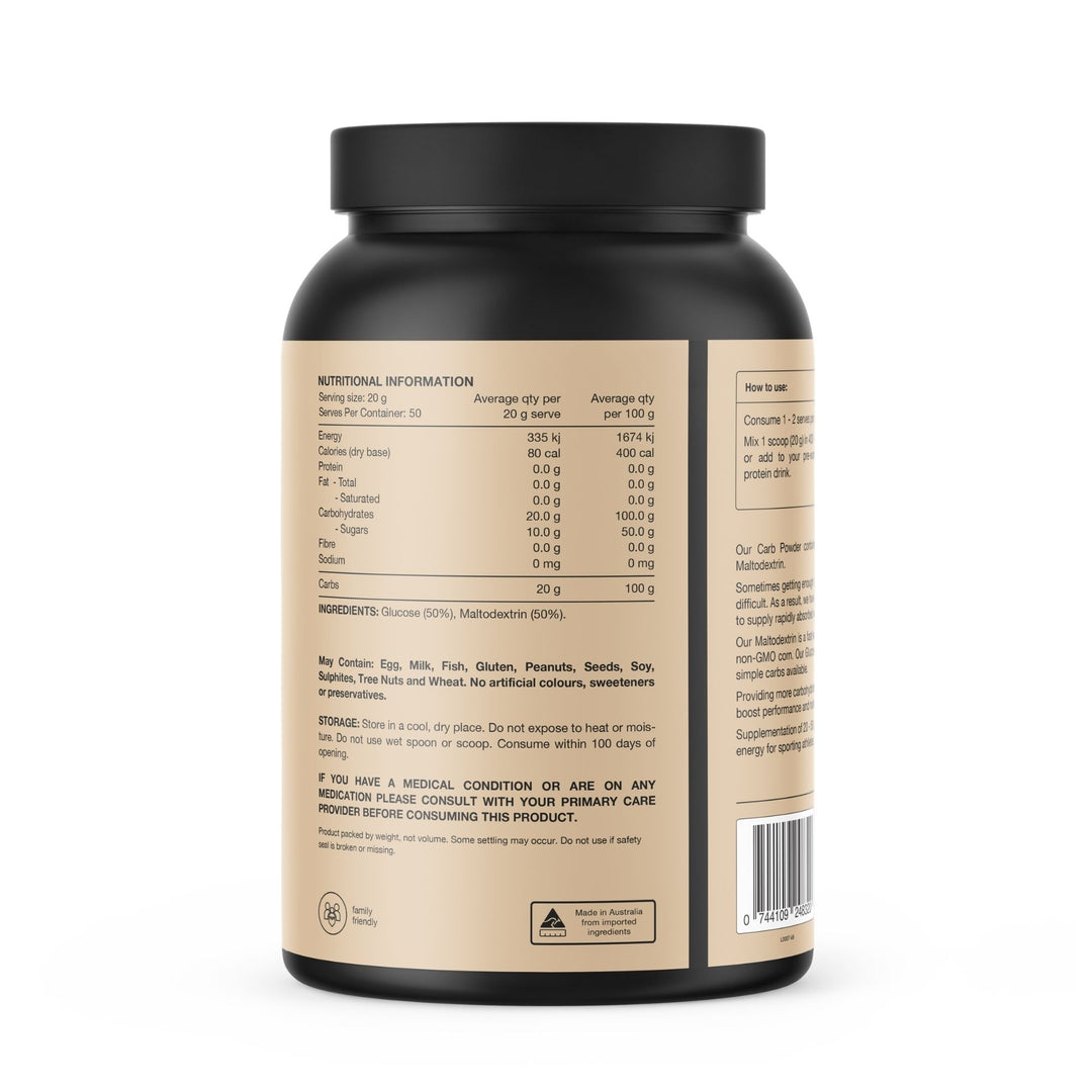 Carbs 1kg by Switch Nutrition