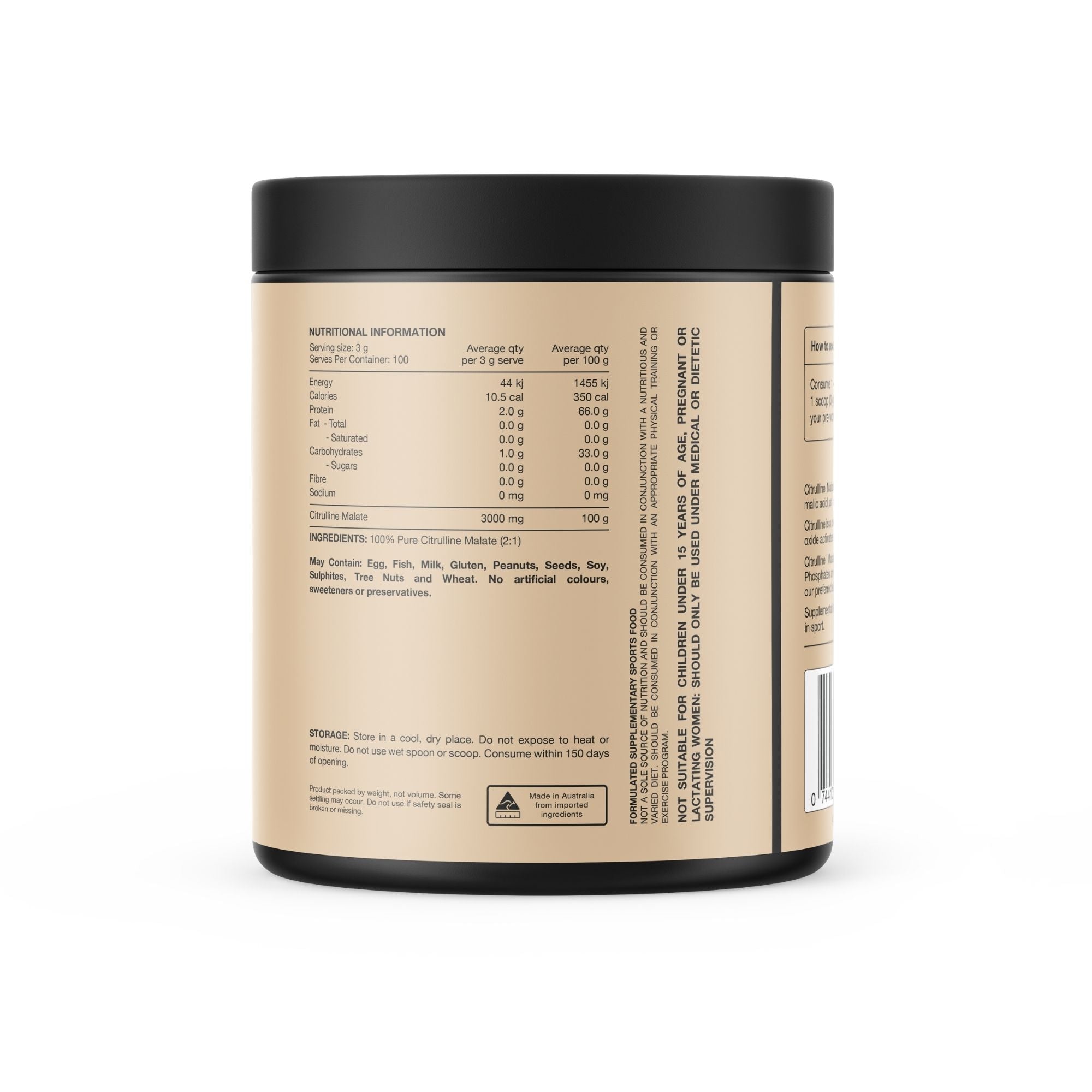 Citrulline Malate 2:1 300g by Switch Nutrition