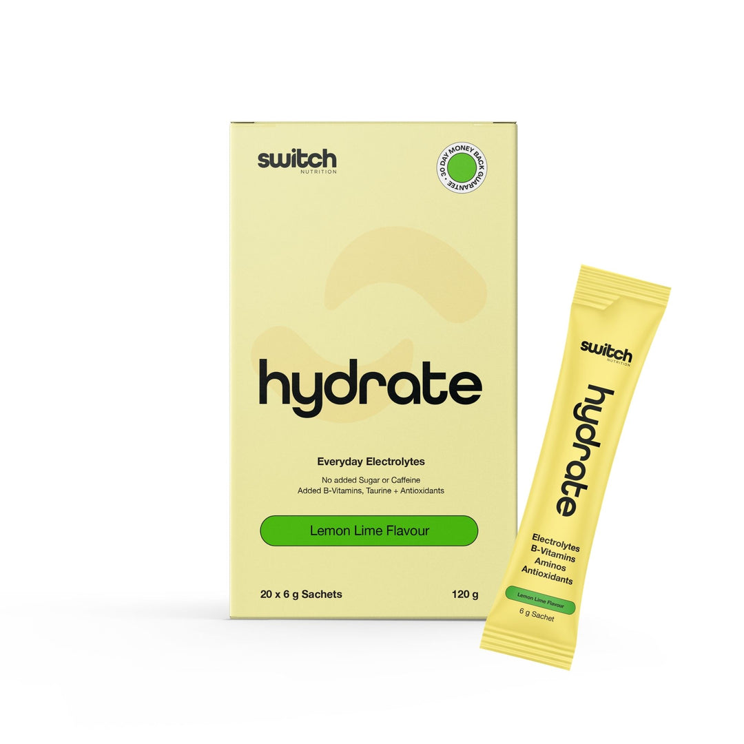 Hydrate Electrolytes Sachets by Switch Nutrition
