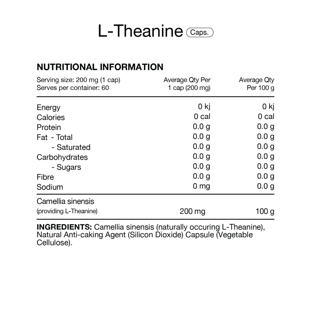 L-Theanine Capsules by Switch Nutrition