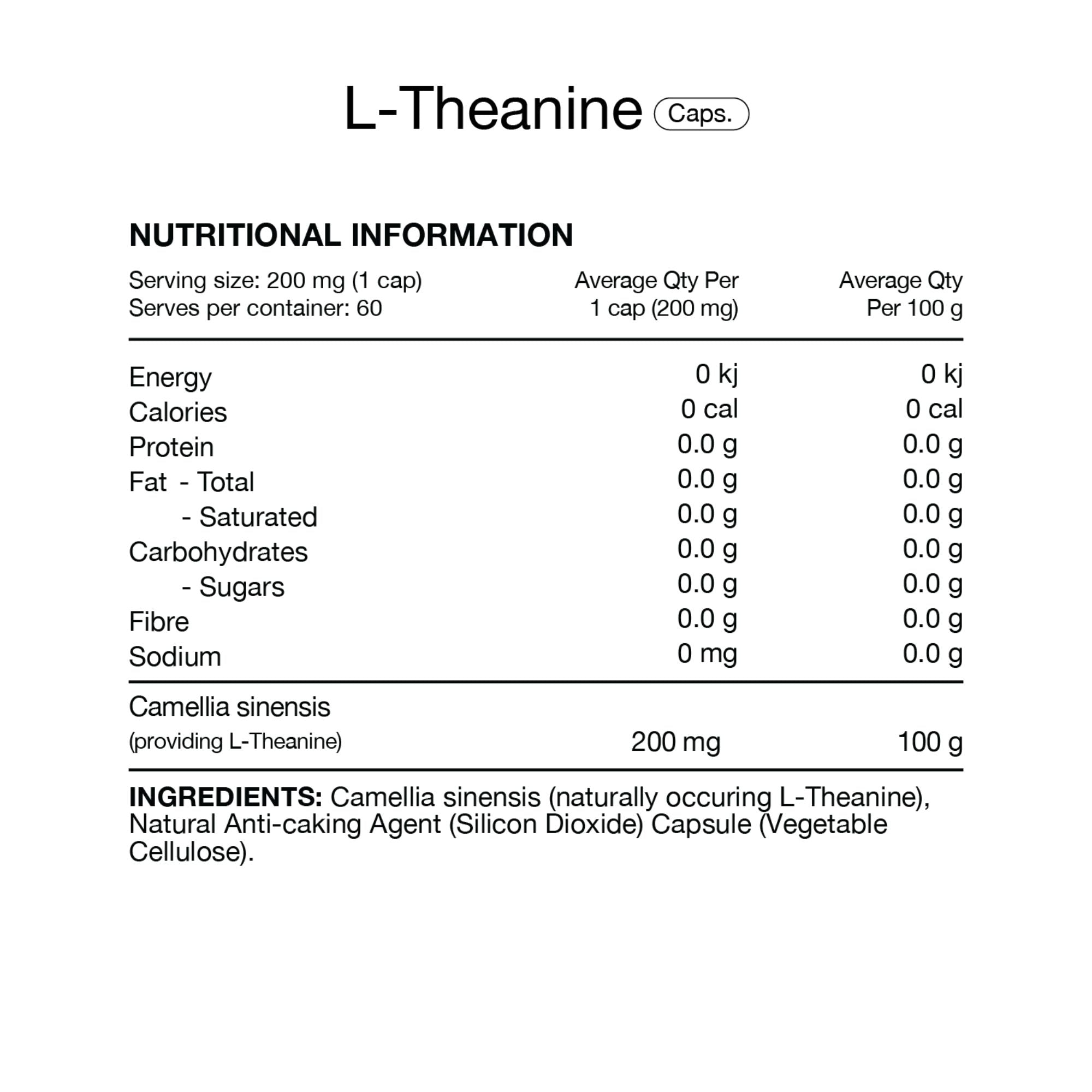 L-Theanine Capsules by Switch Nutrition