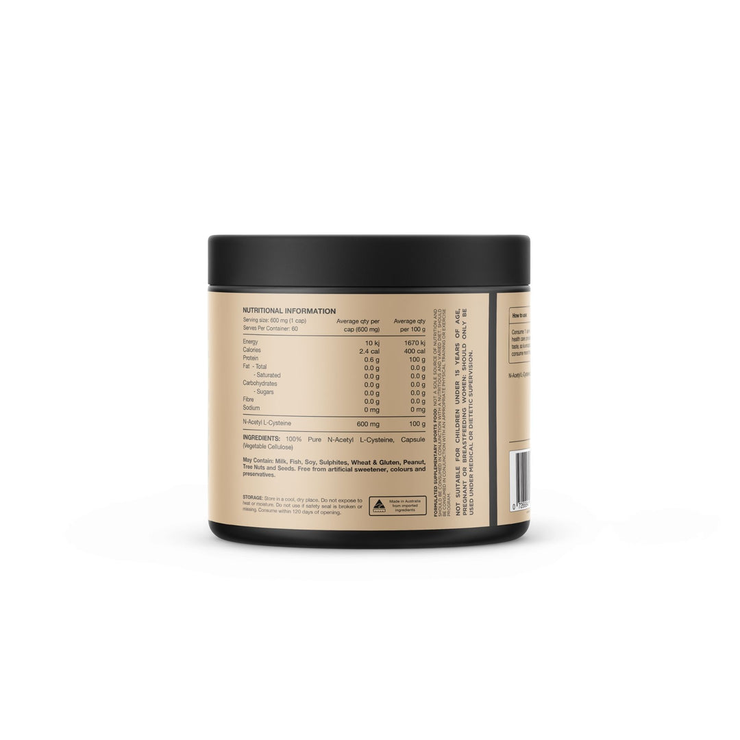 NAC N-Acetyl Cystine Capsules by Switch Nutrition