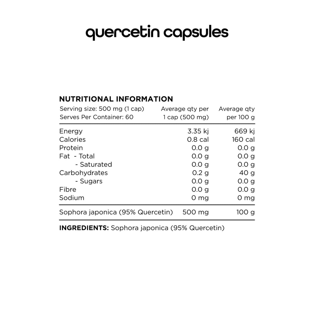 Quercetin Capsules by Switch Nutrition