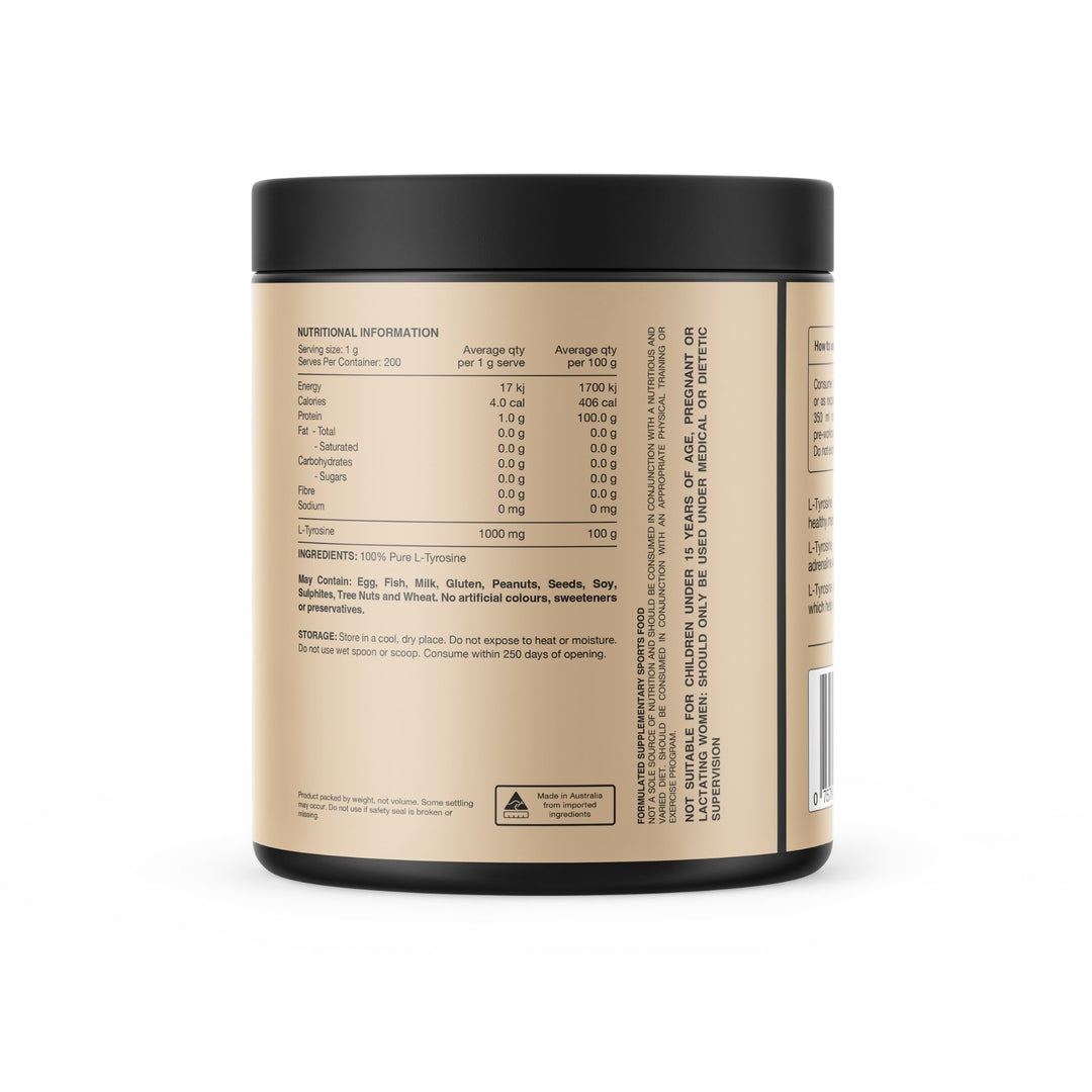 Tyrosine Powder 200g by Switch Nutrition