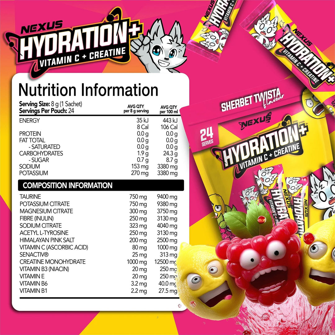 Hydration + Creatine Sticks by Nexus