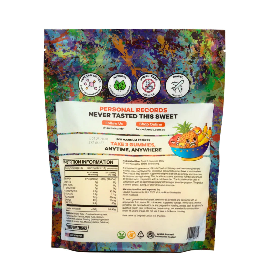 Creatine Gummies by Loaded Candy