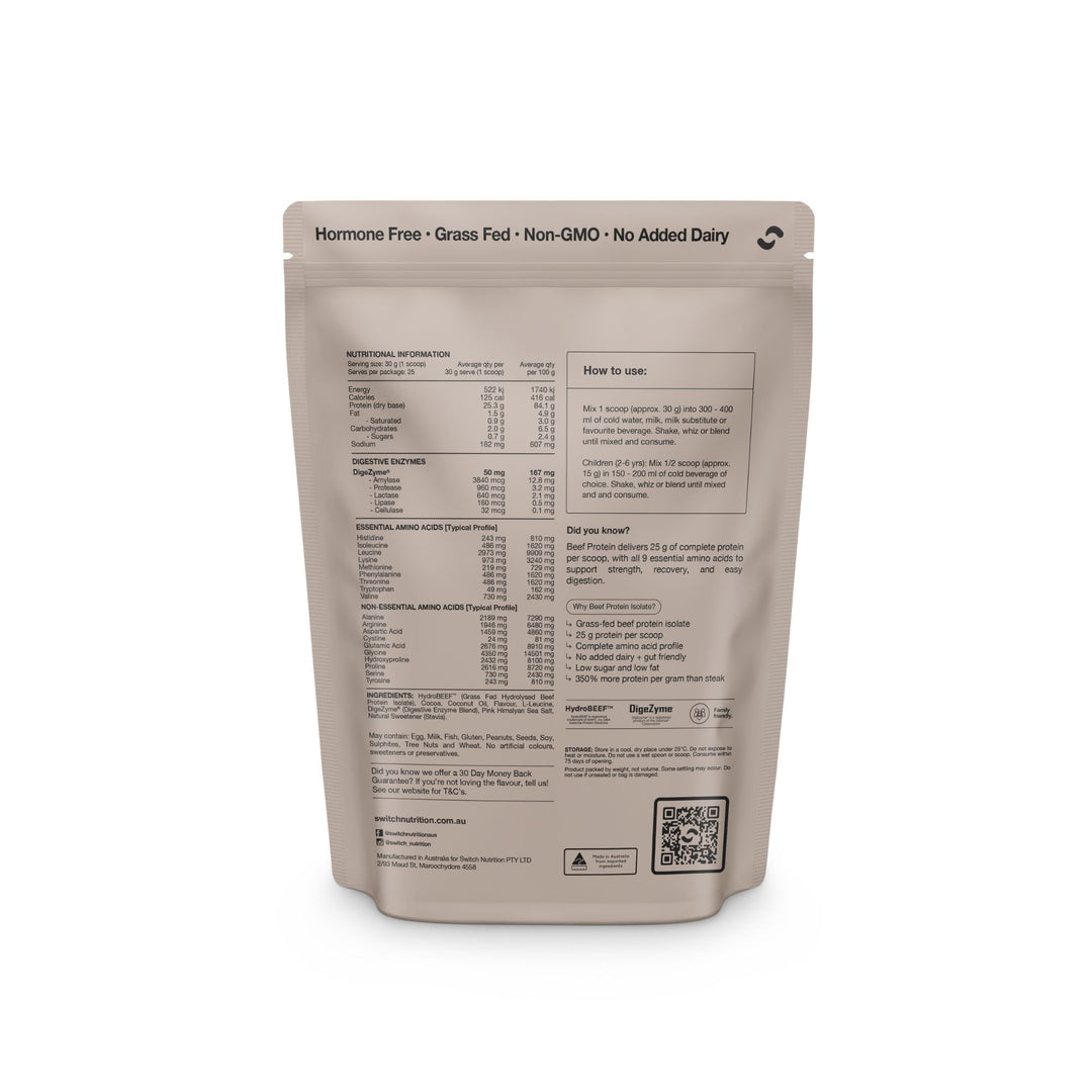 Beef Protein Isolate by Switch Nutrition