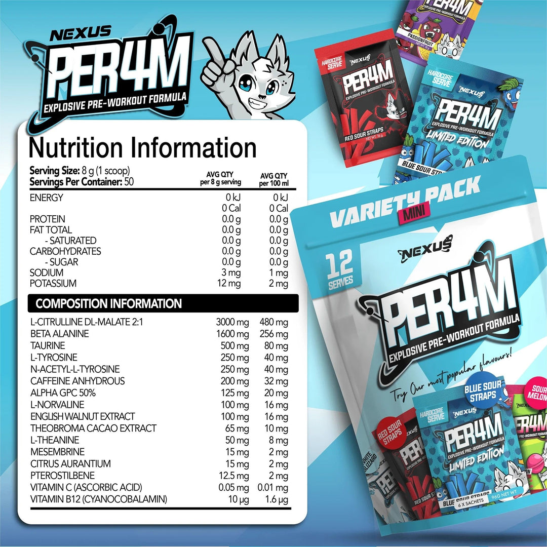 PER4M  Variety Pack (12 Serves)