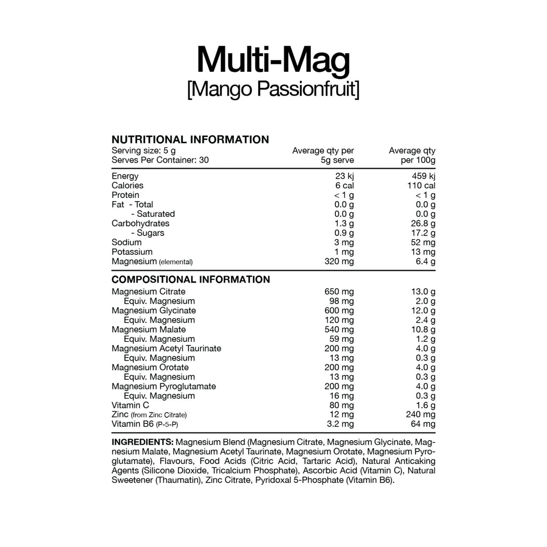 Multi Mag Perform Powder by Switch Nutrition