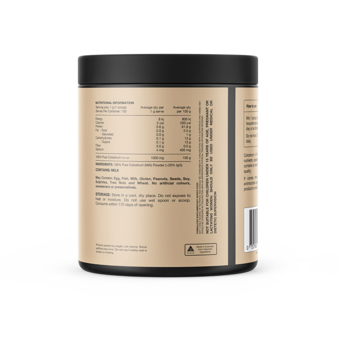 Colostrum 150g Powder by Switch Nutrition