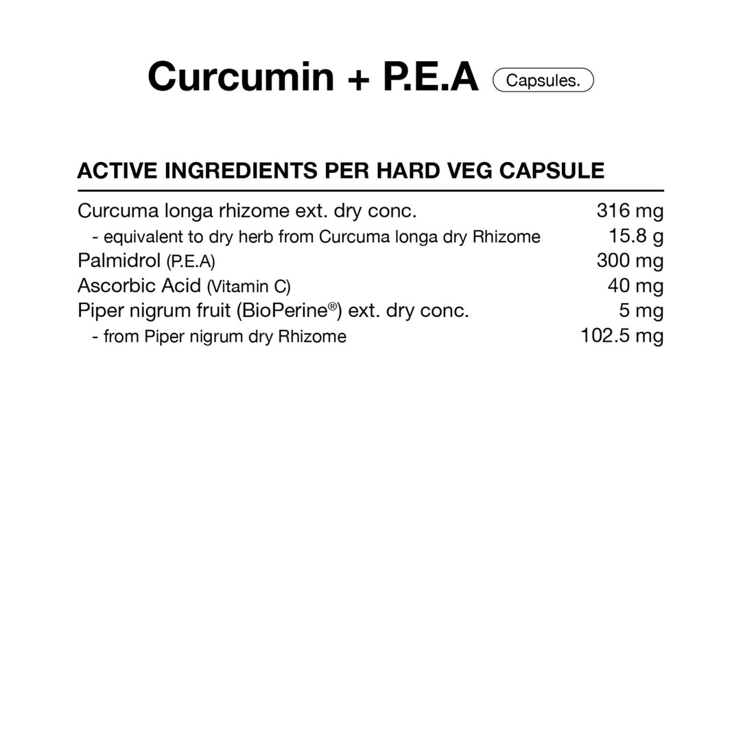Curcumine + PEA Capsules by Switch Nutrition