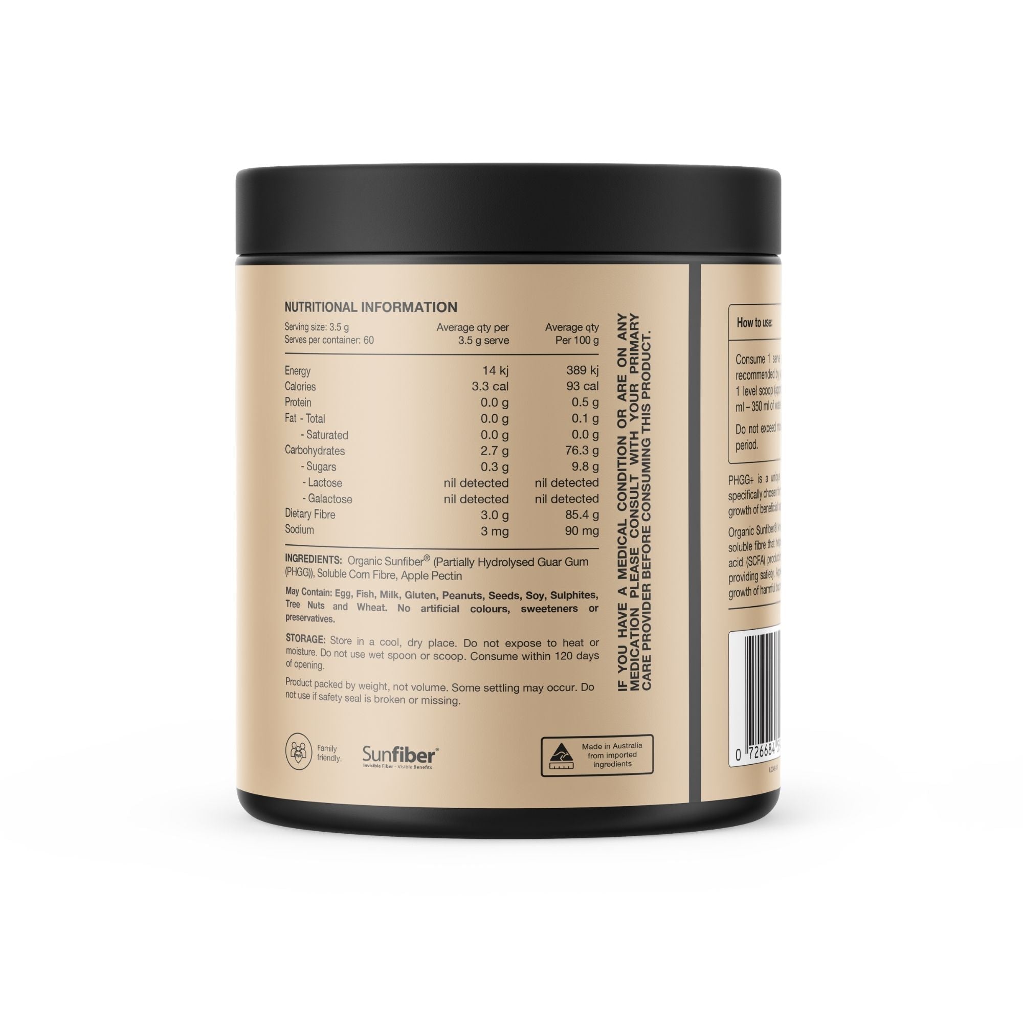 PHGG+ Fibre Powder  by Switch Nutrition
