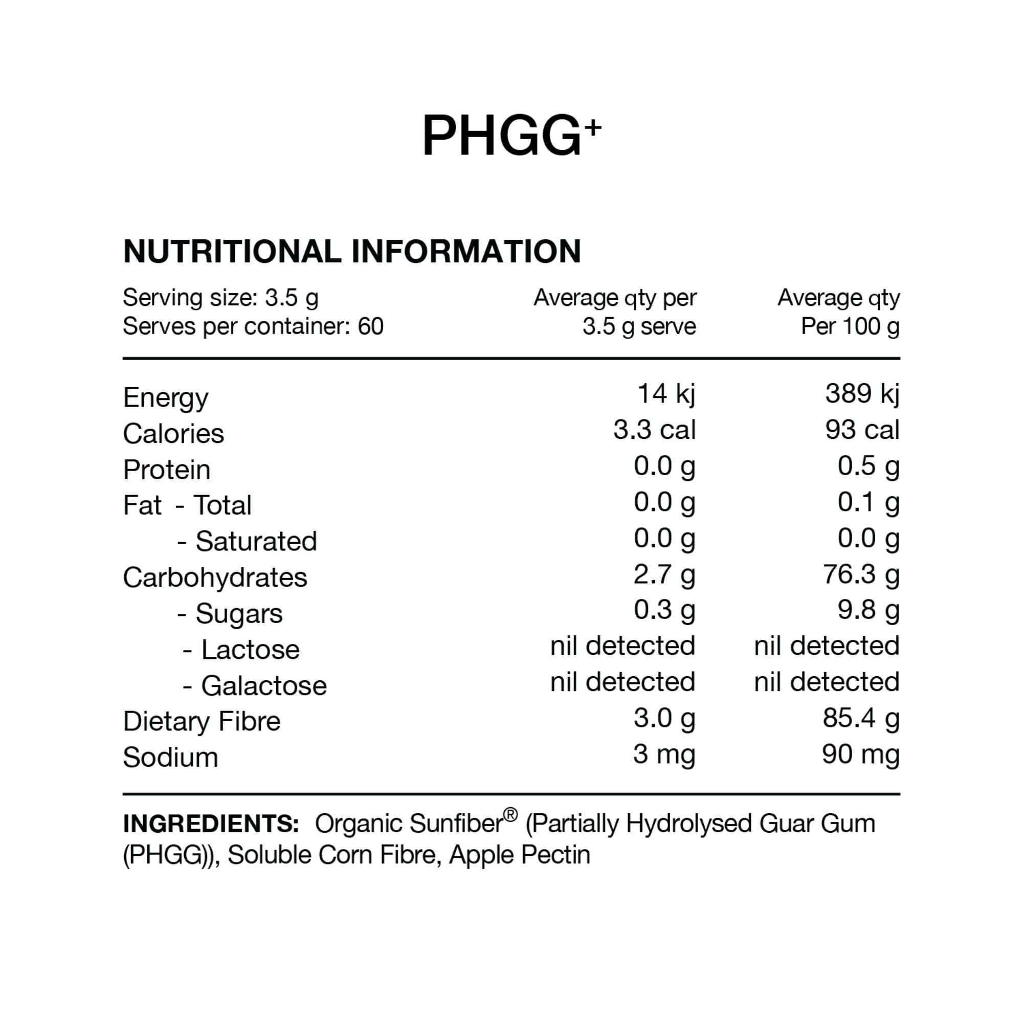 PHGG+ Fibre Powder  by Switch Nutrition