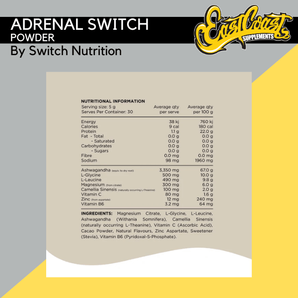 Adrenal Switch Powder by Switch Nutrition