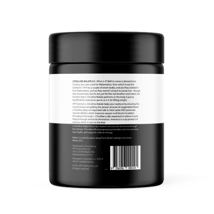 L-Citrulline Malate Powder | Gluten-Free & Non-GMO | Supports Muscle Performance